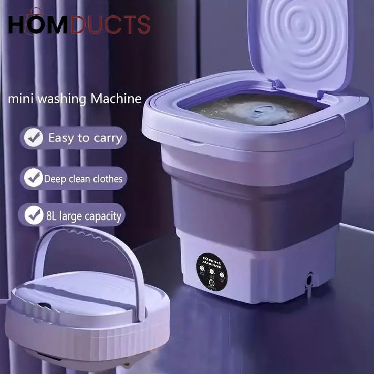 2 in 1 Folding Washing+Dryer Machine