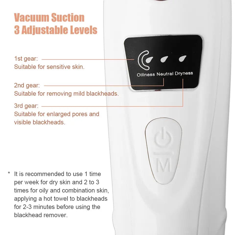 Electric Blackhead Remover, Vacuum Acne Cleane